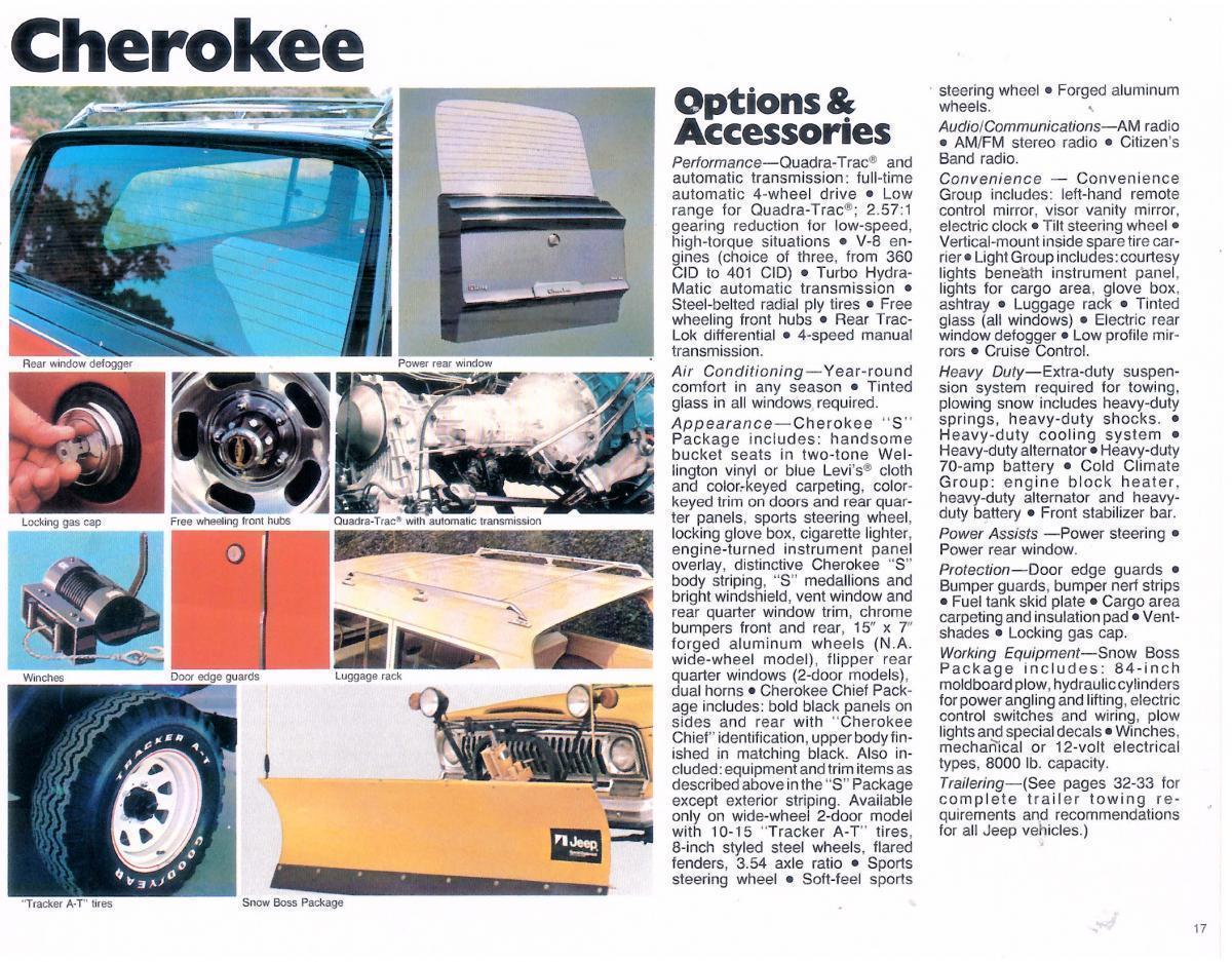 1977 Jeep Cherokee & accessories